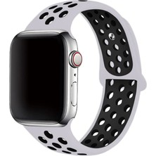noktaks - ​​​Apple Watch 42mm - Kordon Silikon Strap Kayış - KRD-02 - NO33 - T11153