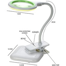 Polaxtor Havya Standı Büyütec Ledli Polaxtor ZD-127