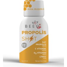 Bee'o Up Propolis Çinko D3+C Vitamini Shot 12'li Kutu