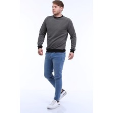 Neslice Erkek Siyah Sweatshirt