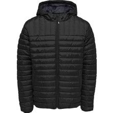 Only&sons Erkek Mont Paul Quilted Hood 22015121-BLK