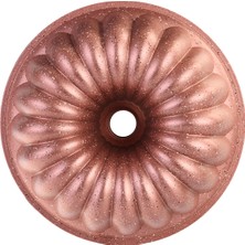 Emsan Arya 24 cm Döküm Kek Kalıbı Golden Pink