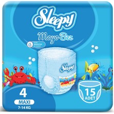 Sleepy Mayo Külot Bez 4 Numara Maxi 15'li