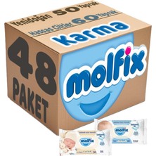Molfix Islak Havlu Mendil Izotonik Karma 48'li Set (Yeni Doğan-Hassas Cilt)