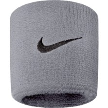 Nike Swoosh Wristbands Unisex Gri Antrenman Bileklik N.NN.04.051.OS