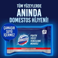 Domestos Pratik Yüzey Temizleme Mendili Maksimum Hijyen 45'li