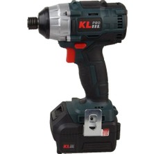 KL Pro  18VOLT/5.0AH Li-Ion Çift Akülü Kömürsüz Profesyonel Torklu Darbeli Vidalama KLDV18B-50