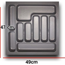 Gör Seç 47X49 Gri Çekmece Içi Kaşıklık Kepçelik Çekmece Düzenleyici