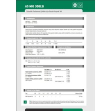 Askaynak As Mıg 308LSİ Kaynak Teli 0.8 mm (12,5 Kg)