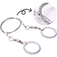 River World  Karavanda ,kampda Taşınabilir Mini Zincir Cep Testeresi Dişli Tel Ahşap Plastik Metal Kesici