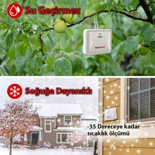 Thermopro TP65A Wifi Iç-Dış Mekan Işıklı Dijital Isı ve Nem Ölçer