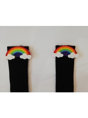 Sockrates Gökkuşağı Keçeli Çorap