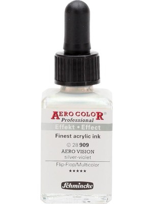 Schmincke  Aero Color  Akrilik Mürekkep  28 ml  909 Aero Vision Gümüş Menekşe