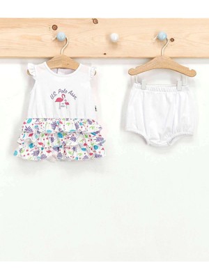 U.S. Polo Assn. Kız Bebek 2'li Takım