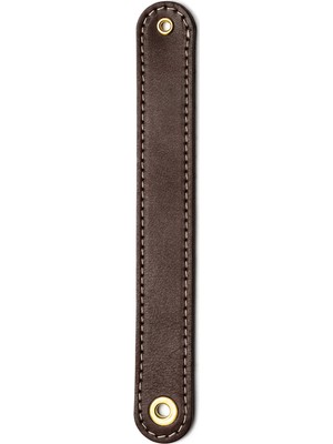 Ca-Leather Klasik Stil No:2 Dikişli Deri Kitap Ayracı Kahverengi