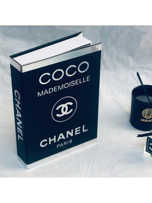 Lovely Book & Book Coco Chanel Klasik Model Açılabilir Dekoratif Kitap Kutusu 27 x 19 x 4 cm