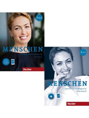 Hueber Menschen A2.2 : Kursbuch + Arbeitsbuch Mit Online Ar + Audio-CD