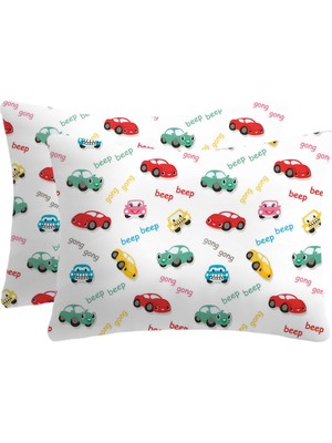 Lief Home %100 Pamuklu Fermuarlı Bebek Yastık Kılıfı | 35X45 ( 2 Adet )