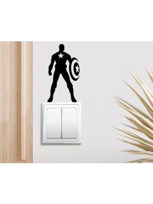 Bk Gift Süper Kahraman Tasarımlı Duvar Sticker-1