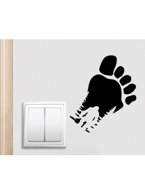 Bk Gift Bigfoot Tasarımlı Duvar Sticker-3