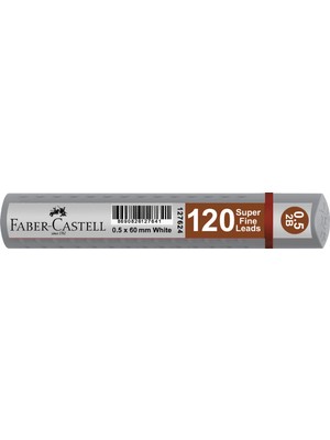 Faber-Castell 2b Grip Min 0.5 mm 60 mm Uç Gümüş 120'li