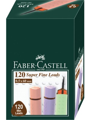 Faber-Castell 2b Grip Min 0.5 mm 60 mm Uç Pastel Yeşil 120'li