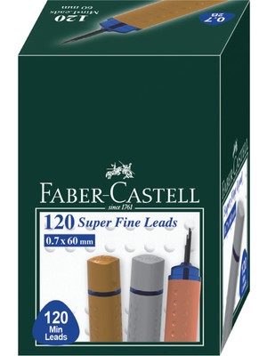 Faber-Castell 2b Grip Min 0.7 mm 60 mm Uç Gümüş 120'li