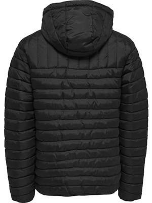 Only&sons Erkek Mont Paul Quilted Hood 22015121-BLK