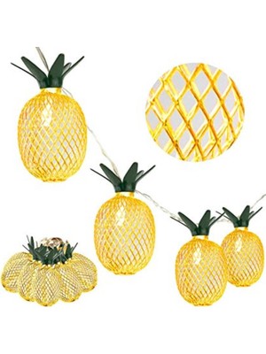 River World  Dekoratif Pilli Pineapple Ananas Pilli Şerit LED Işık (1 Metre)