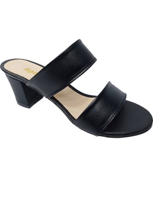 Apaydın 07 Deri Trend Fashıon Tek Bantlı Kadın Terlik