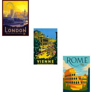 Buzdolabı Magneti 3'lu Set - 6