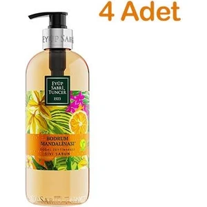 Eyüp Sabri Tuncer Bodrum Mandalinası Doğal Zeytinyağlı Sıvı Sabun 500  ml x 4
