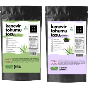 Vegovego Kenevir Kendir Tohumu Tozu - Trend Paket - 2'li Paket