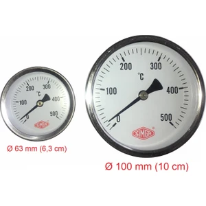 Ø63-20 cm 500 °c Derece Pizza Pide Termometre