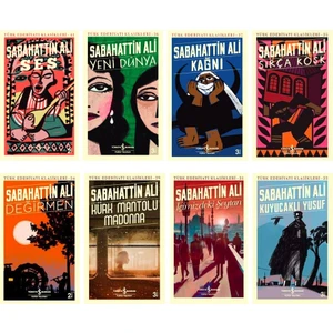 İçimizdeki Şeytan - Kürt Mantolu Madonna - Kuyucaklı Yusuf  - Ses - Sabahattin Ali  - 8'li Kitap Seti