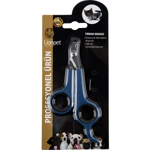 Lion Pet Kedi Tırnak Makası Çelik Uçlu Mavi