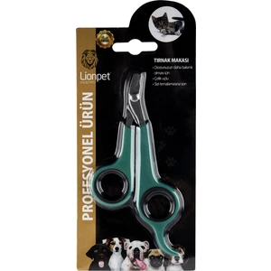 Lion Pet Kedi Tırnak Makası Çelik Uçlu Yeşil