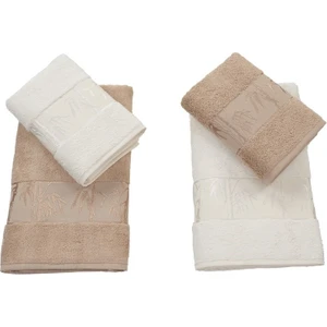 Bambu Banyo Havlu Seti - 4 Parça