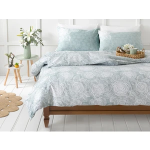 English Home Shabby Rose Krep Tek Kişilik Nevresim Takımı 160 x 220 cm Seledon