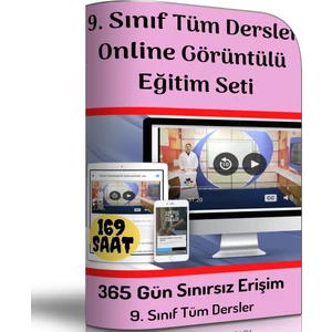 Enine Boyuna Eğitim 9.sınıf Tüm Dersler Online Görüntülü Eğitim Seti