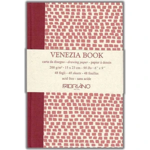 : Venezia Book : Doğal Grenli Çizim & Yazı Defteri : 15 cm x 23 cm : 200 gr : 48 Yaprak