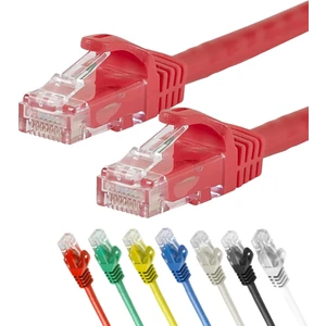 CAT7 Ethernet (Network, LAN) Kablosu, Kırmızı, 5 metre