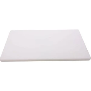 50x30x2 cm Polietilen Kesme Tahtası Kesim Levhası Beyaz 4733