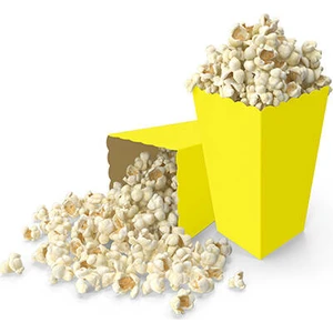 My Paper Craft Sarı Popcorn Mısır Kutusu 8 Adet