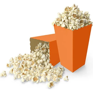 My Paper Craft Turuncu Popcorn Mısır Kutusu 8