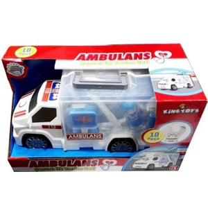 King Toys Çantalı Ambulans Kamyon