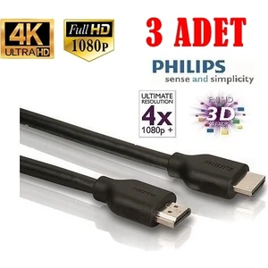 SWV5401P/10 4K 3D HDMI Kablo (3'lü Paket) - 1.5m