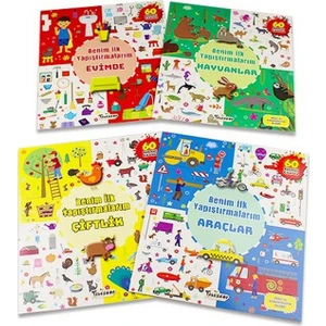 Teleskop Popüler Bilim Benim Ilk Yapıştırmalarım Seti 4 Kitap