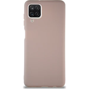 Case World Samsung Galaxy M12 Kılıf Soft Premier Renkli Silikon Kapak Pudra