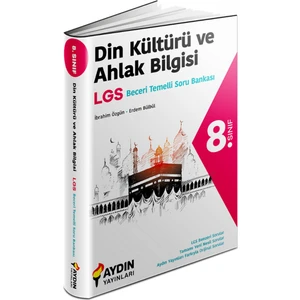 Aydın Yayınları 8. Sınıf LGS Din Kültürü ve Ahlak Bilgisi Beceri